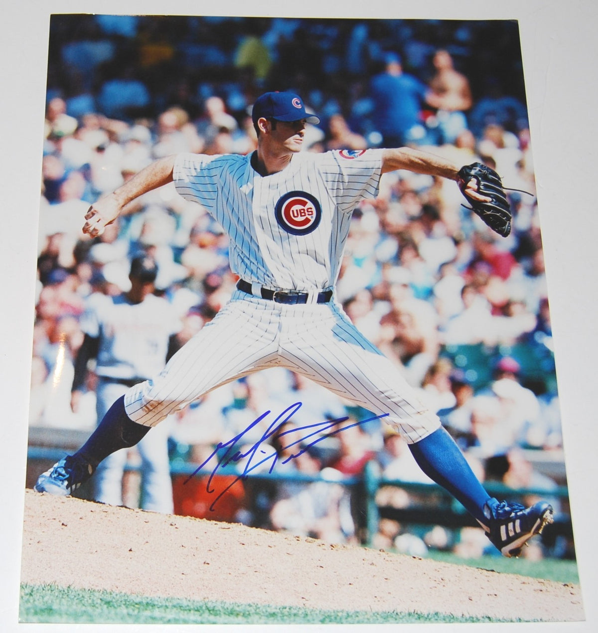 MARK PRIOR signed (CHICAGO CUBS) 16X20 photo autographed W/COA