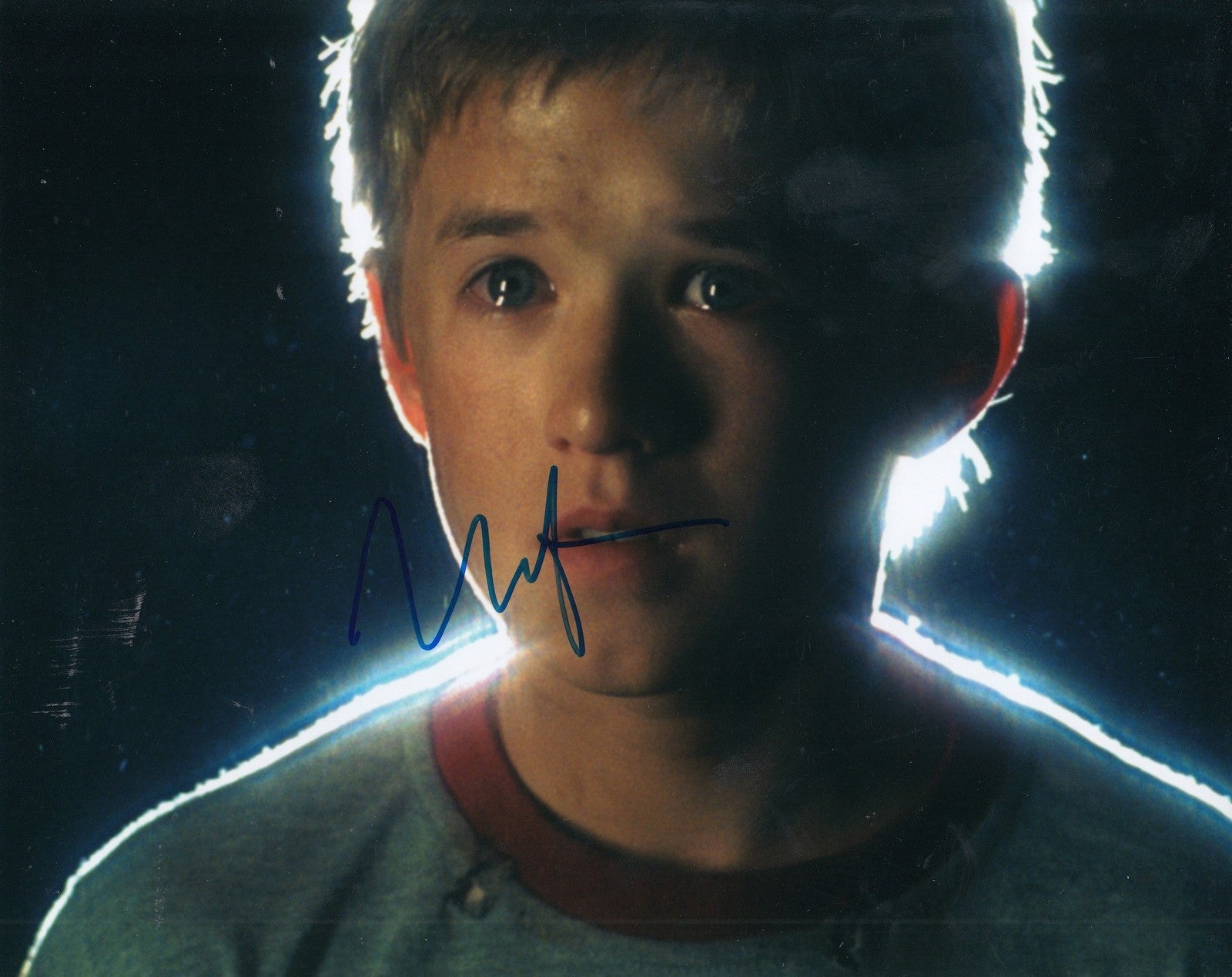 HALEY JOEL OSMENT signed (THE SIXTH SENSE) Movie 8X10 *Cole Sear* photo W/COA #2