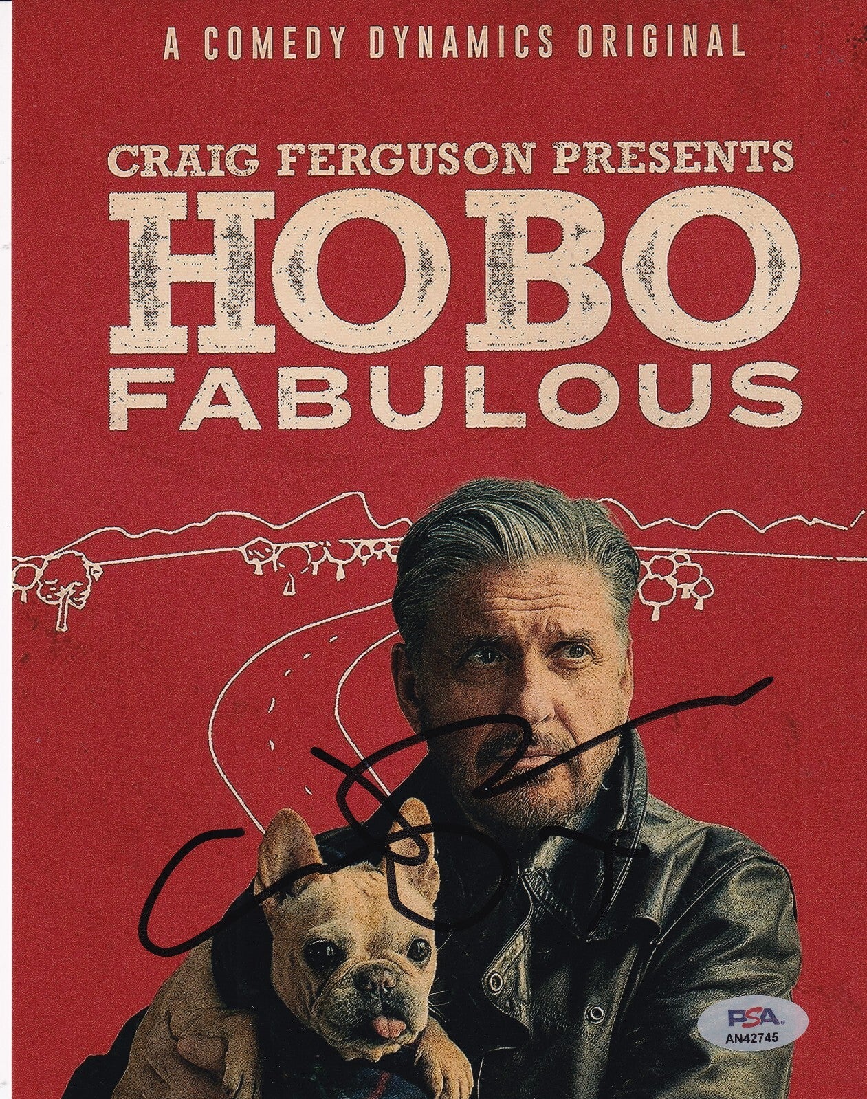 CRAIG FERGUSON signed (HOBO FABULOUS) Comedian 8X10 photo PSA/DNA AN42744