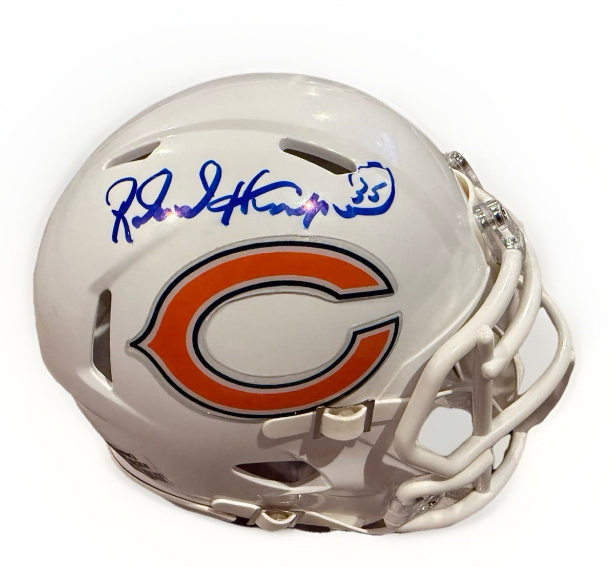 ROLAND HARPER signed (CHICAGO BEARS) mini football helmet BECKETT BAS BU41249
