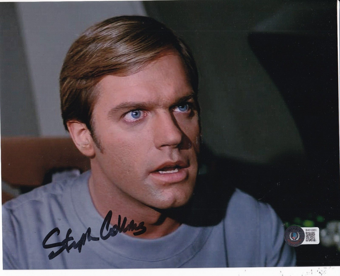 STEPHEN COLLINS signed (STAR TREK) Movie Decker 8X10 photo BECKETT BAS BH010951