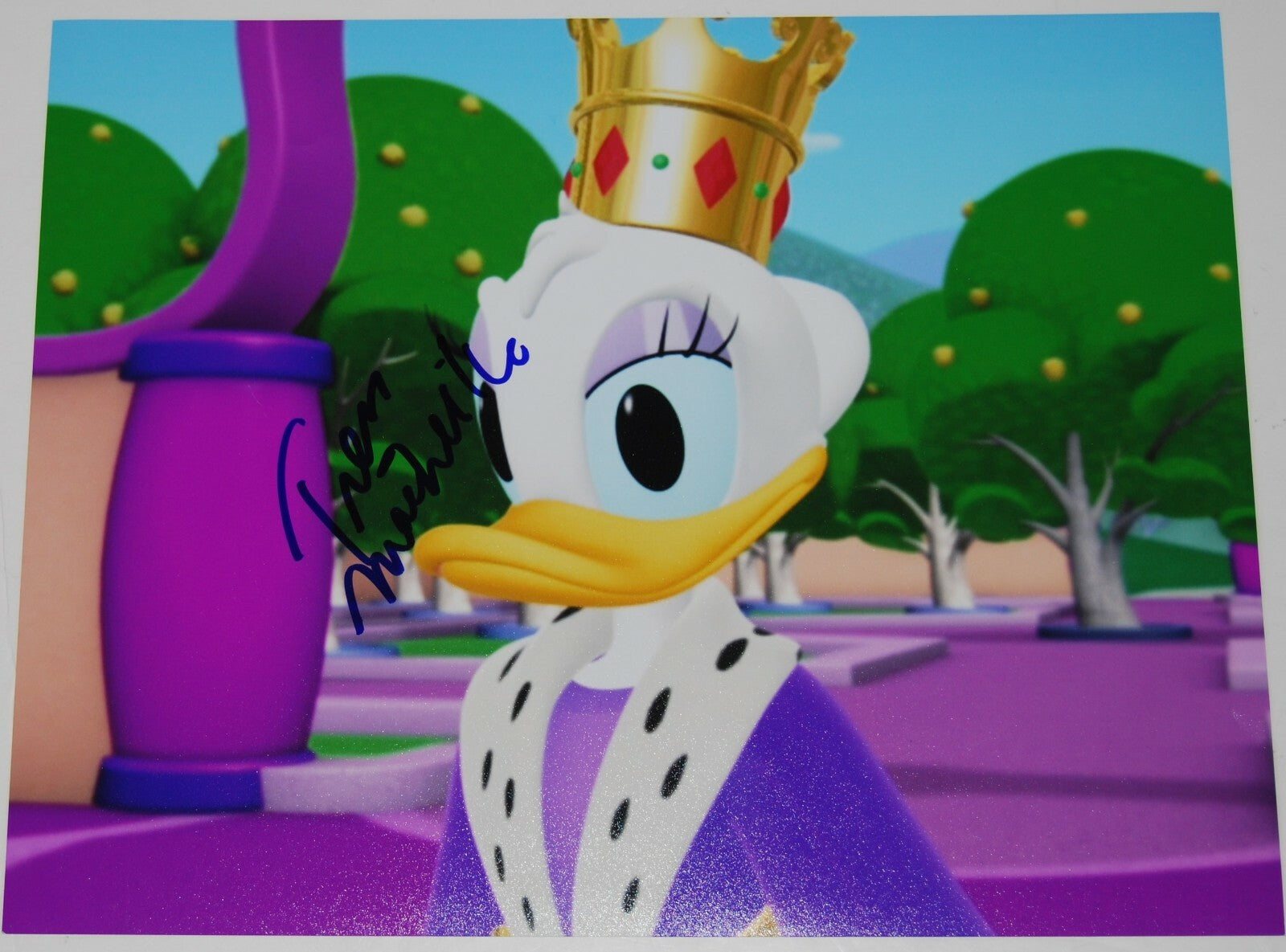 TRESS MACNEILLE signed (DAISY DUCK) *VOICE* Mickey Mouse 11x14 photo W/COA #1