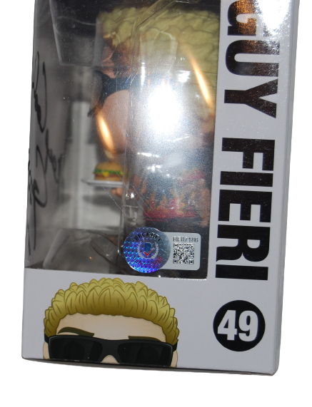 GUY FIERI signed (DINERS DRIVE-INS & DIVES) Funko Pop #49 BECKETT BAS BF87186