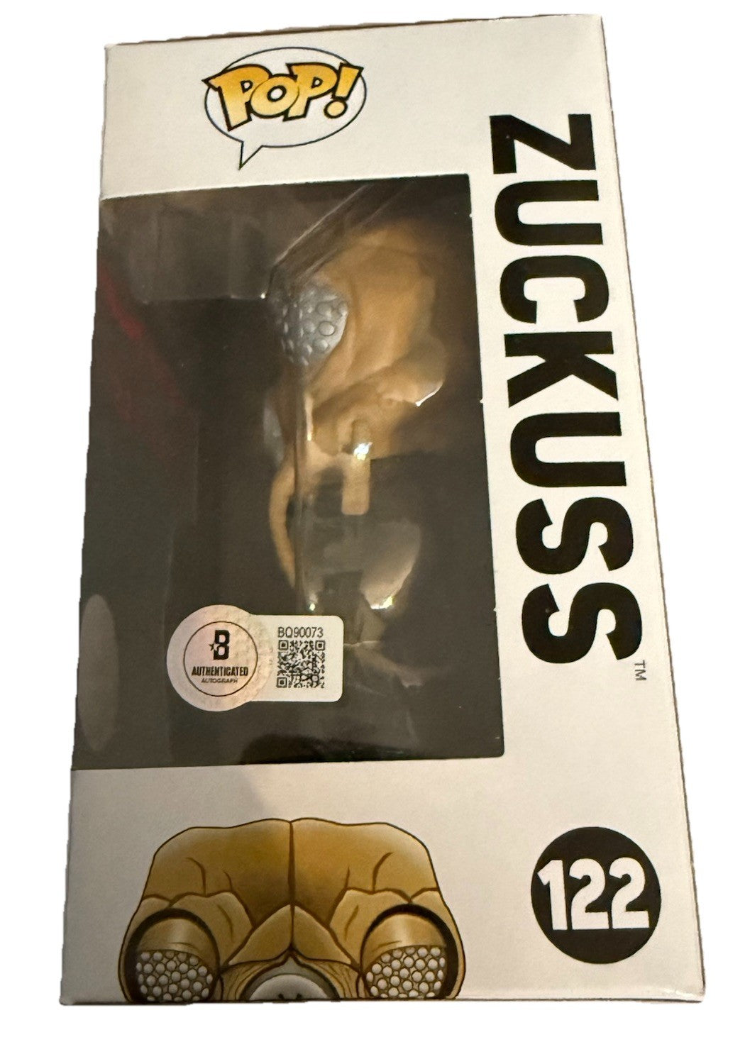 CATHERINE MUNROE signed (STAR WARS) Zuckuss Funko Pop #122 BECKETT BAS BQ90073