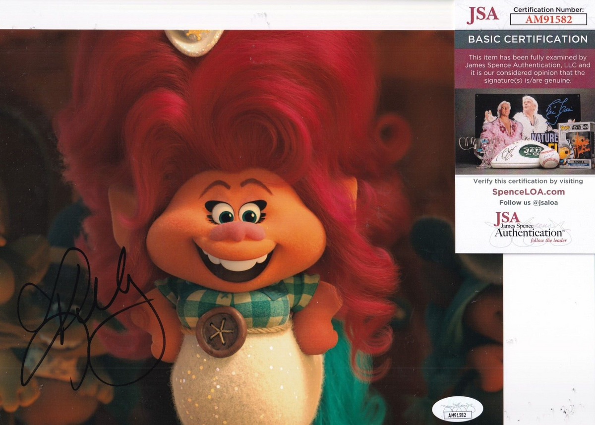 KELLY CLARKSON signed (TROLLS) Delta Dawn movie 8X10 photo JSA COA AM91582