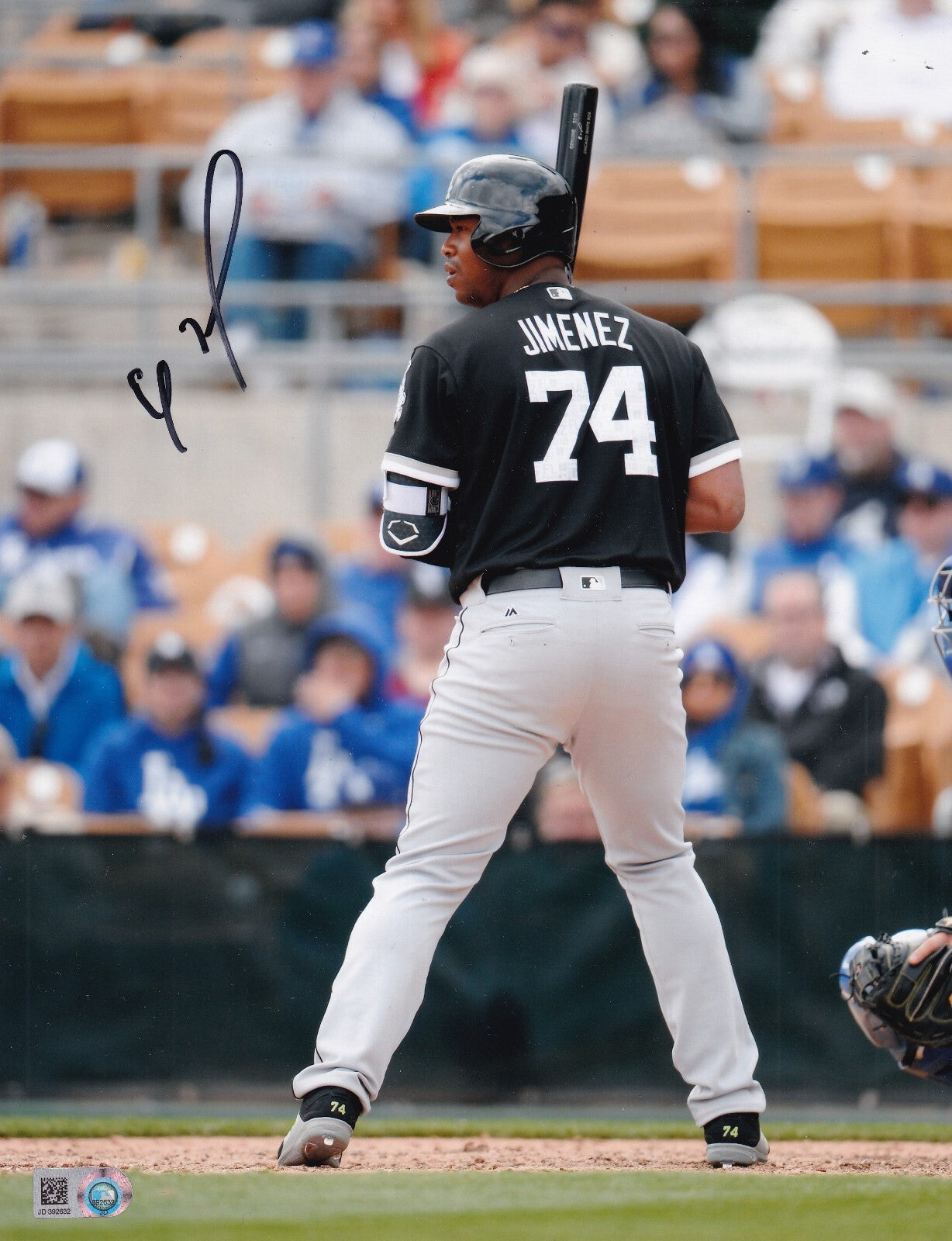 ELOY JIMENEZ signed (CHICAGO WHITE SOX) baseball 8X10 photo MLB Authenticated