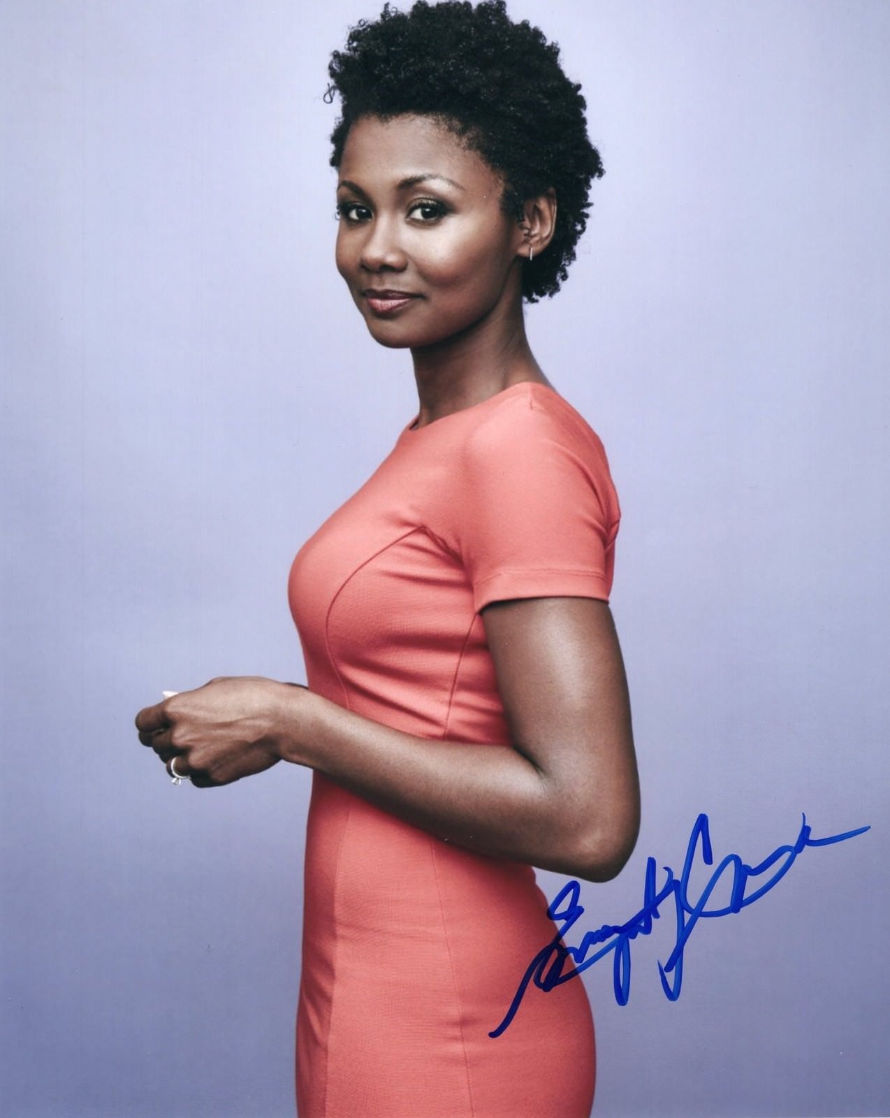 Emayatzy Corinealdi signed 8x10 Photograph w/COA Addicted Movie #1