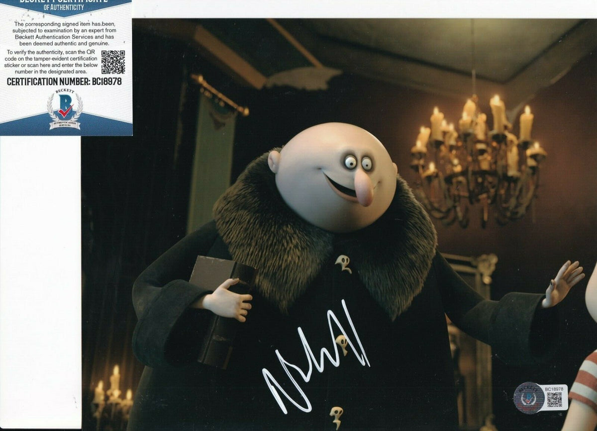 NICK KROLL signed (THE ADDAMS FAMILY) Fester movie 8X10 photo BECKETT BC18978