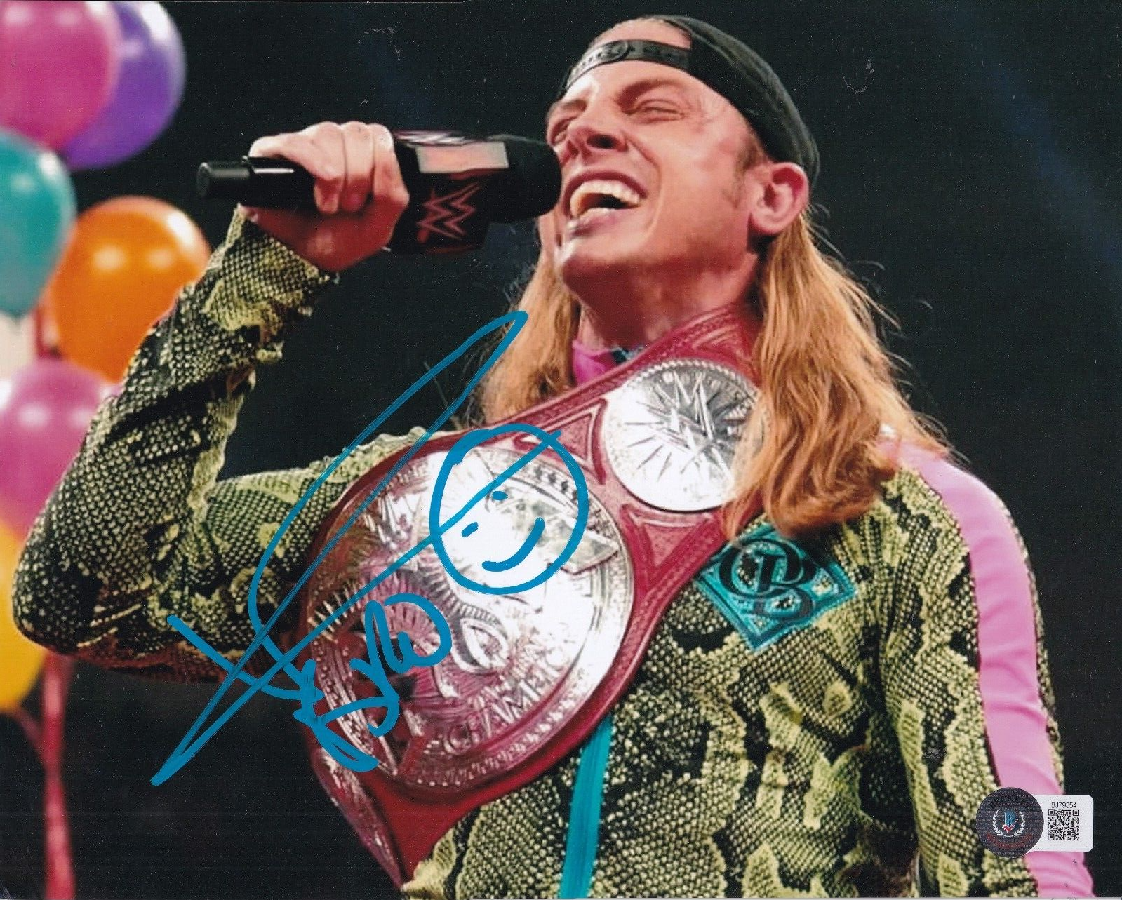 MATT RIDDLE signed (WWE) WRESTLING RAW 8X10 photo BECKETT BAS BJ79354