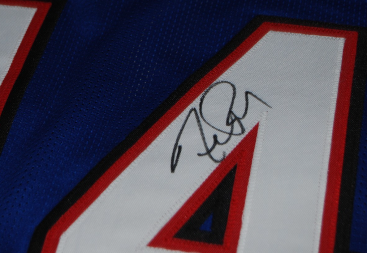 FRANK REICH signed (BUFFALO BILLS) custom football jersey BECKETT BAS BW61038