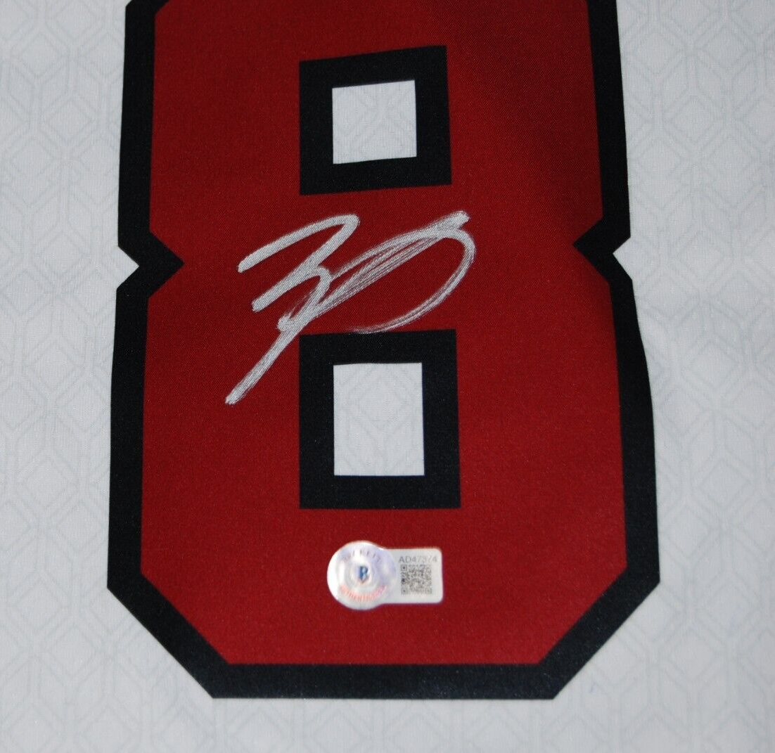 ZACK LAVINE signed (CHICAGO BULLS) XXL City Edition jersey BECKETT BAS AD47374