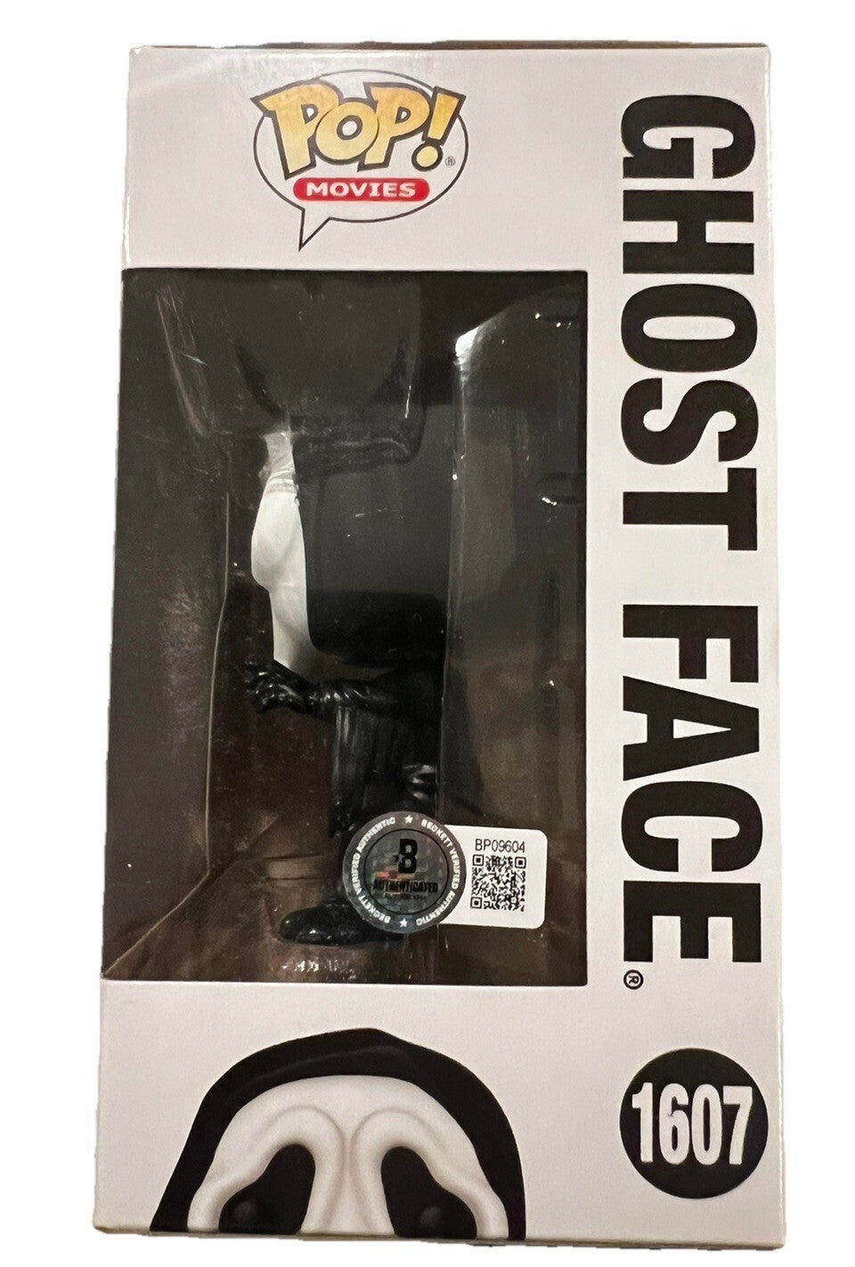 Skeet Ulrich signed (SCREAM) Ghost face #1607 Funko Pop BECKETT BAS BP09694