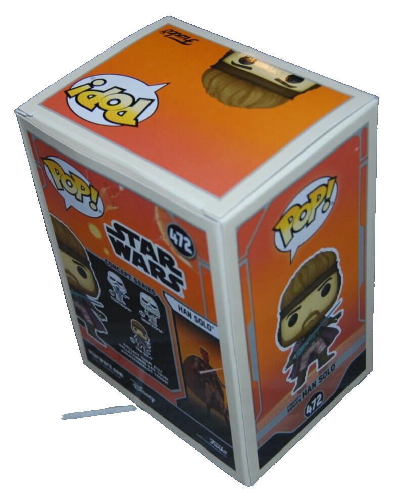 ALDEN EHRENREICH signed (STAR WARS) HAN SOLO #472 Funko Pop BECKETT BN37855