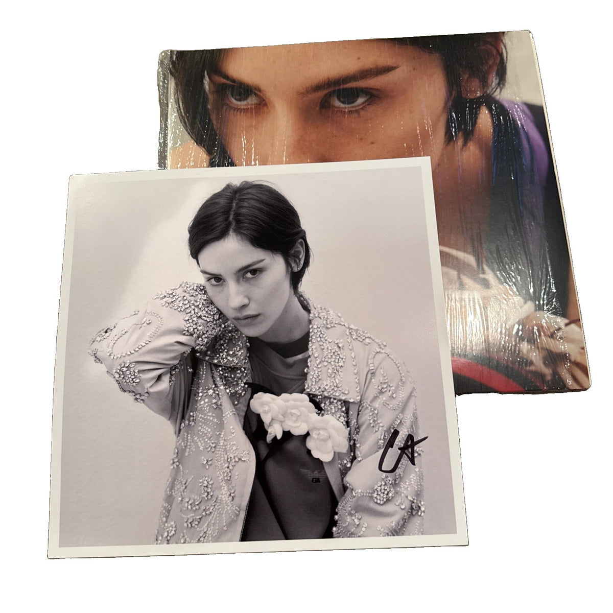 GRACIE ABRAMS signed (DAUGHTER FROM HELL) record Album Insert BECKETT BY085855
