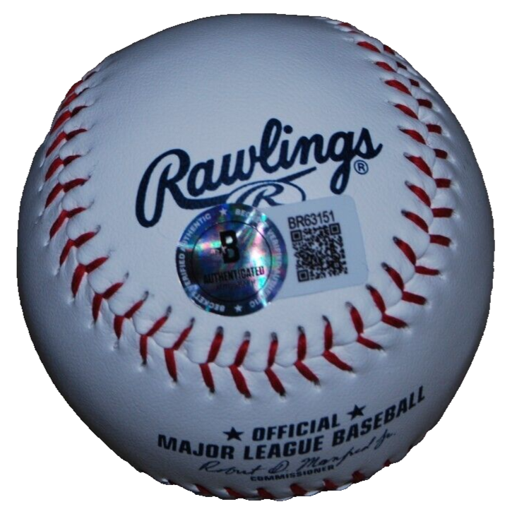 SEAN BURKE signed (CHICAGO WHITE SOX) MLB logo baseball BECKETT BR63151