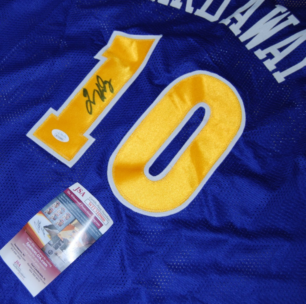 TIM HARDAWAY SR signed (GOLDEN STATE WARRIORS) custom basketball jersey JSA