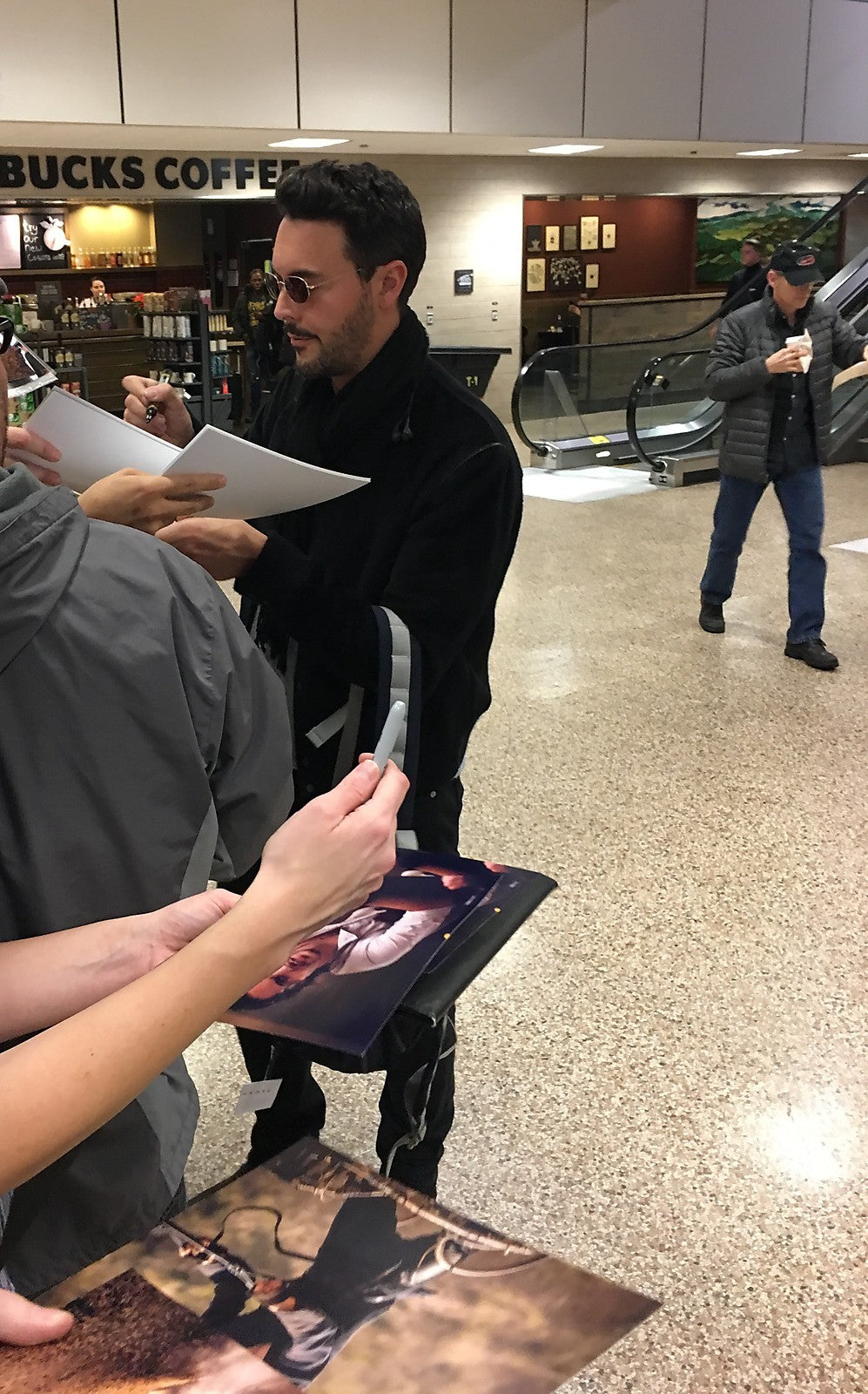 JACK HUSTON signed *AMERICAN HUSTLE* 8x10 photo Proof w/coa Pete Musane