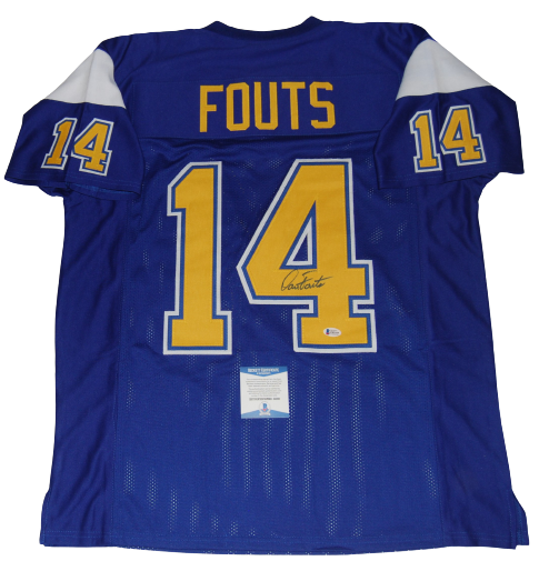 DAN FOUTS signed (SAN DIEGO CHARGERS) Custom Stitched football jersey BECKETT