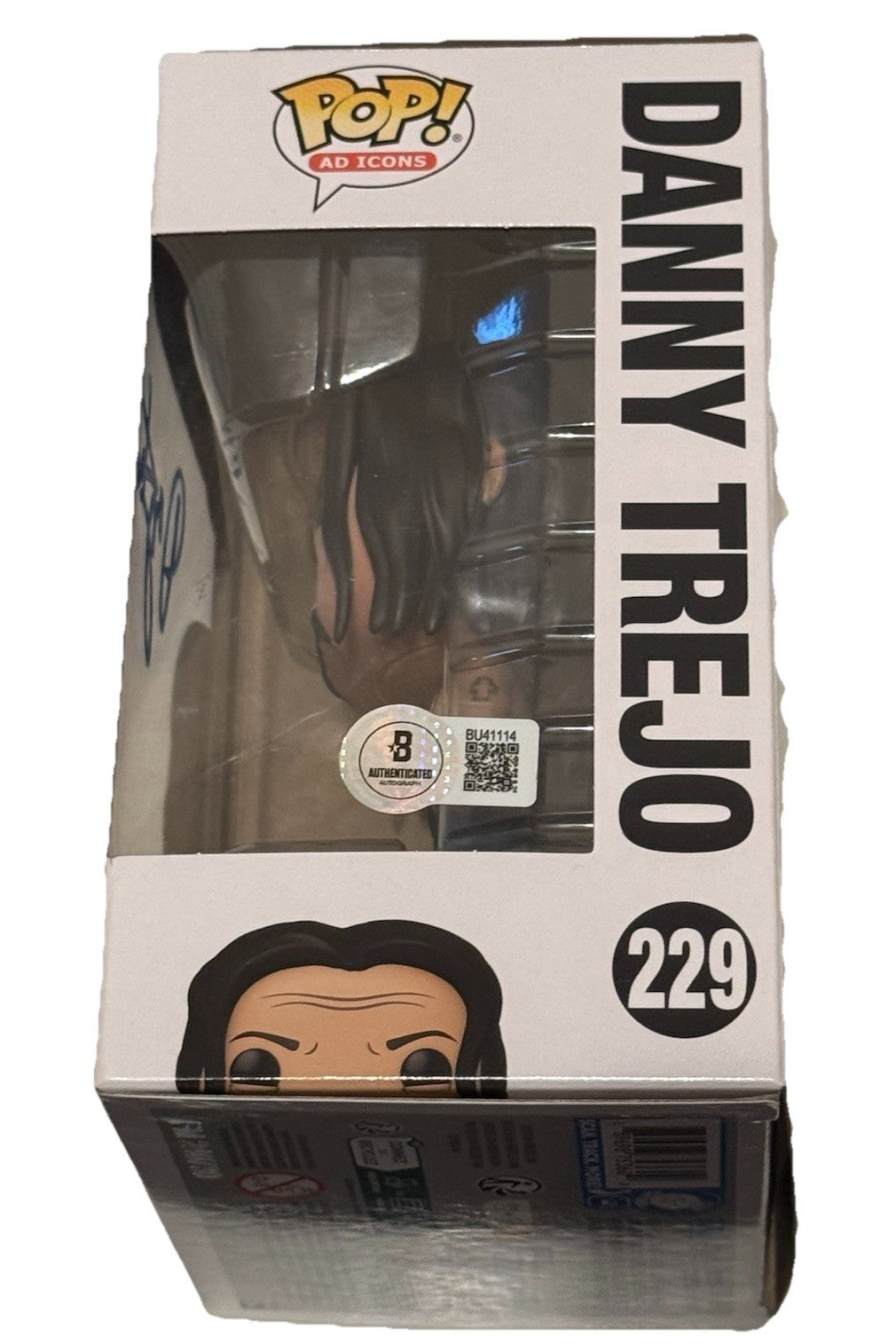DANNY TREJO signed (POP AD ICONS) autographed #229 Funko Pop BECKETT BAS BU41114