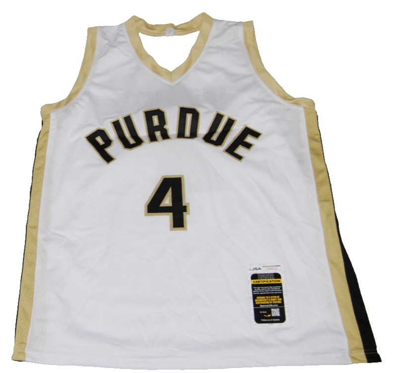 ROBBIE HUMMEL signed (PURDUE BOILERMAKERS) White basketball jersey JSA CR86426