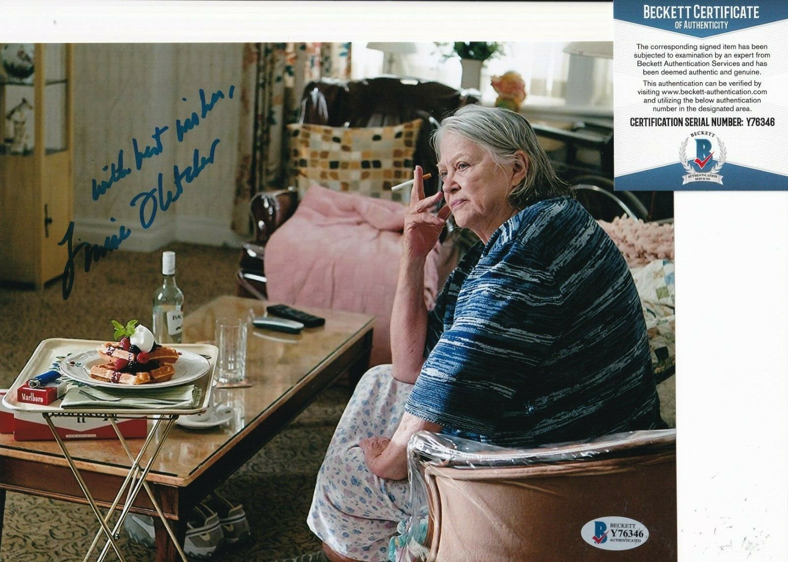 LOUISE FLETCHER signed (SHAMELESS) Peg Gallagher 8X10 photo BECKETT BAS Y76346
