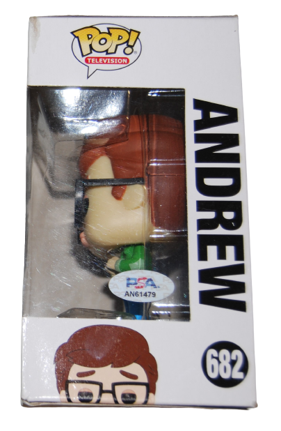 JOHN MULANEY signed (BIG MOUTH) Andrew #682 Funko Pop PSA/DNA AN61479