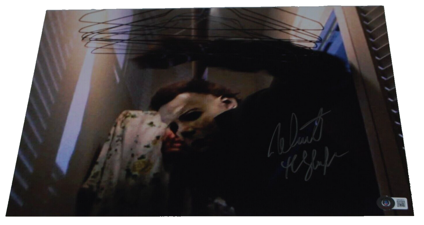 NICK CASTLE signed (HALLOWEEN) Movie 11X14 Michael Myers BECKETT BAS 1W002674
