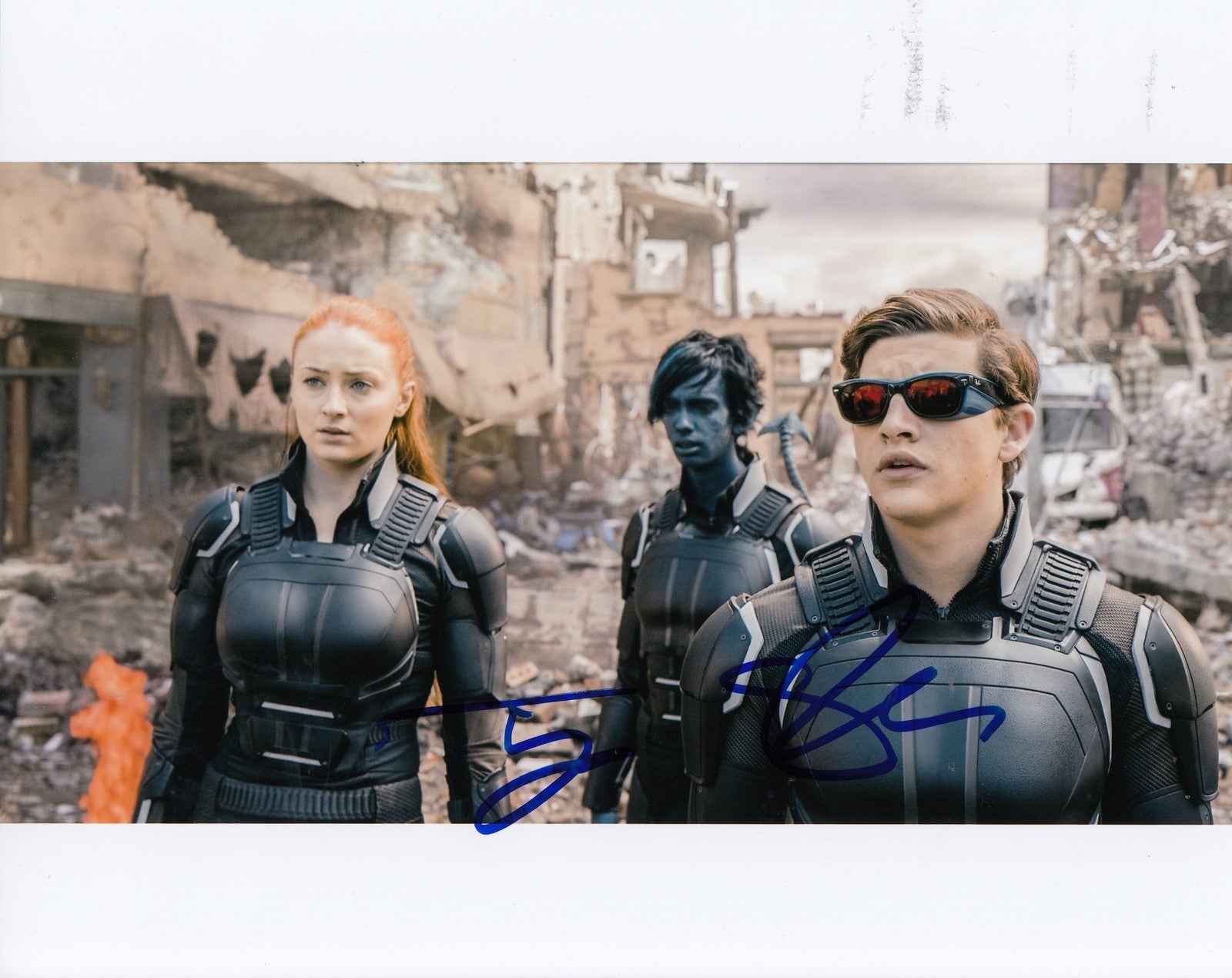 TYE SHERIDAN signed *X-Men: Apocalypse* MOVIE 8X10 *PROOF* W/COA CYCLOPS #1
