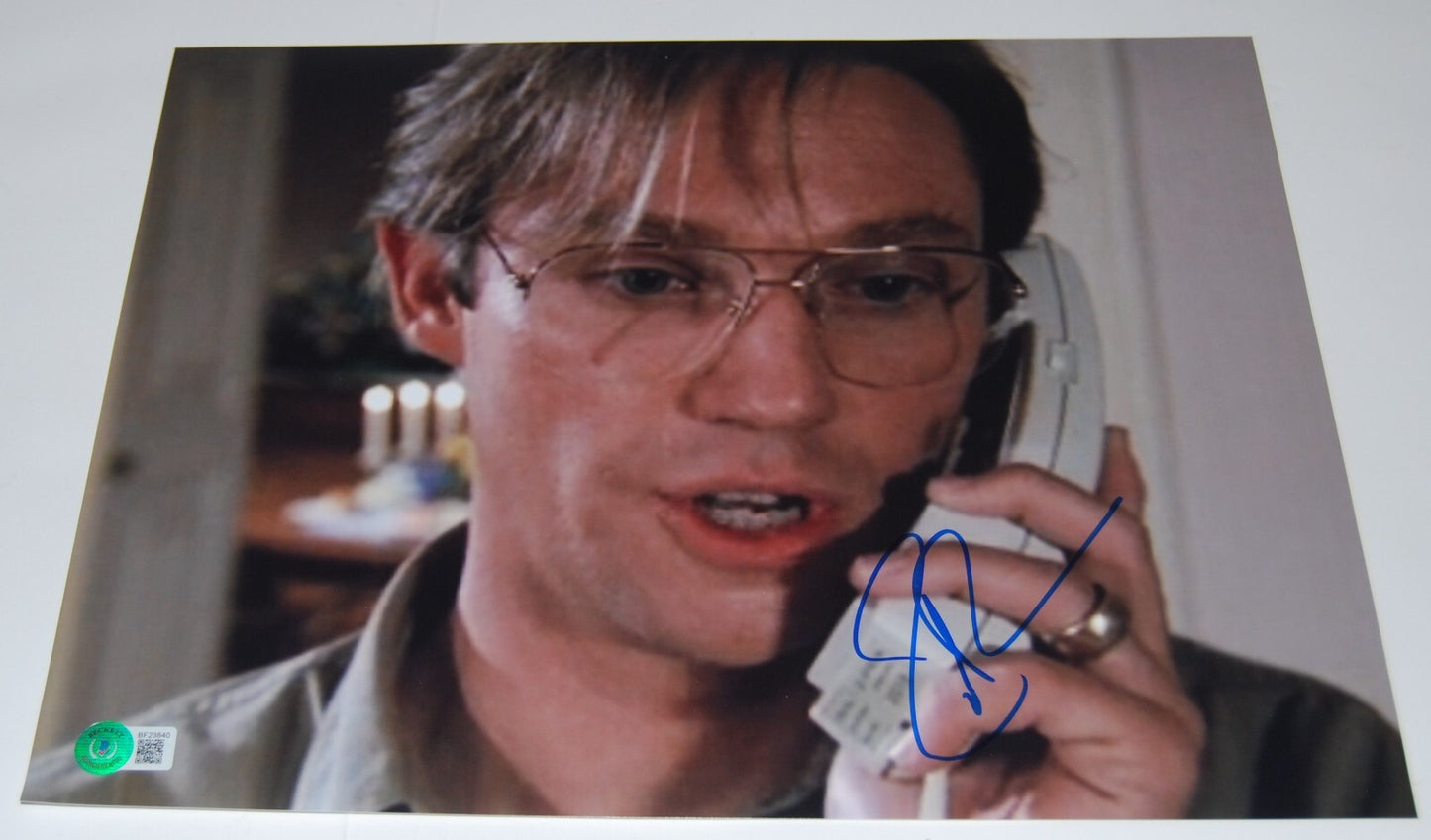 RICHARD THOMAS signed (IT) Horror Movie Bill Denbrough 11X14 BECKETT BF23840