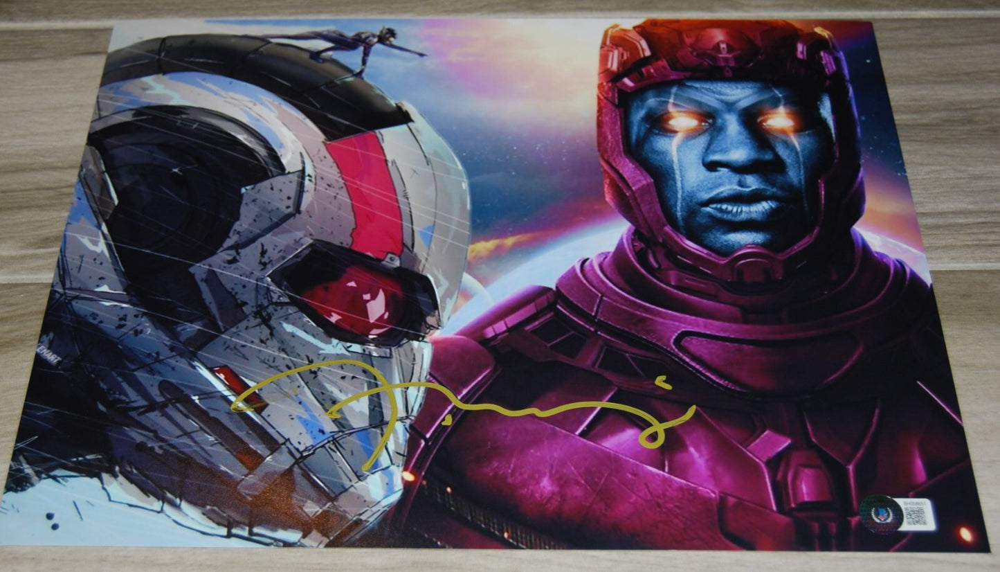 JONATHAN MAJORS signed (ANT MAN AND THE WASP) Movie 11X14 photo BECKETT BH058651