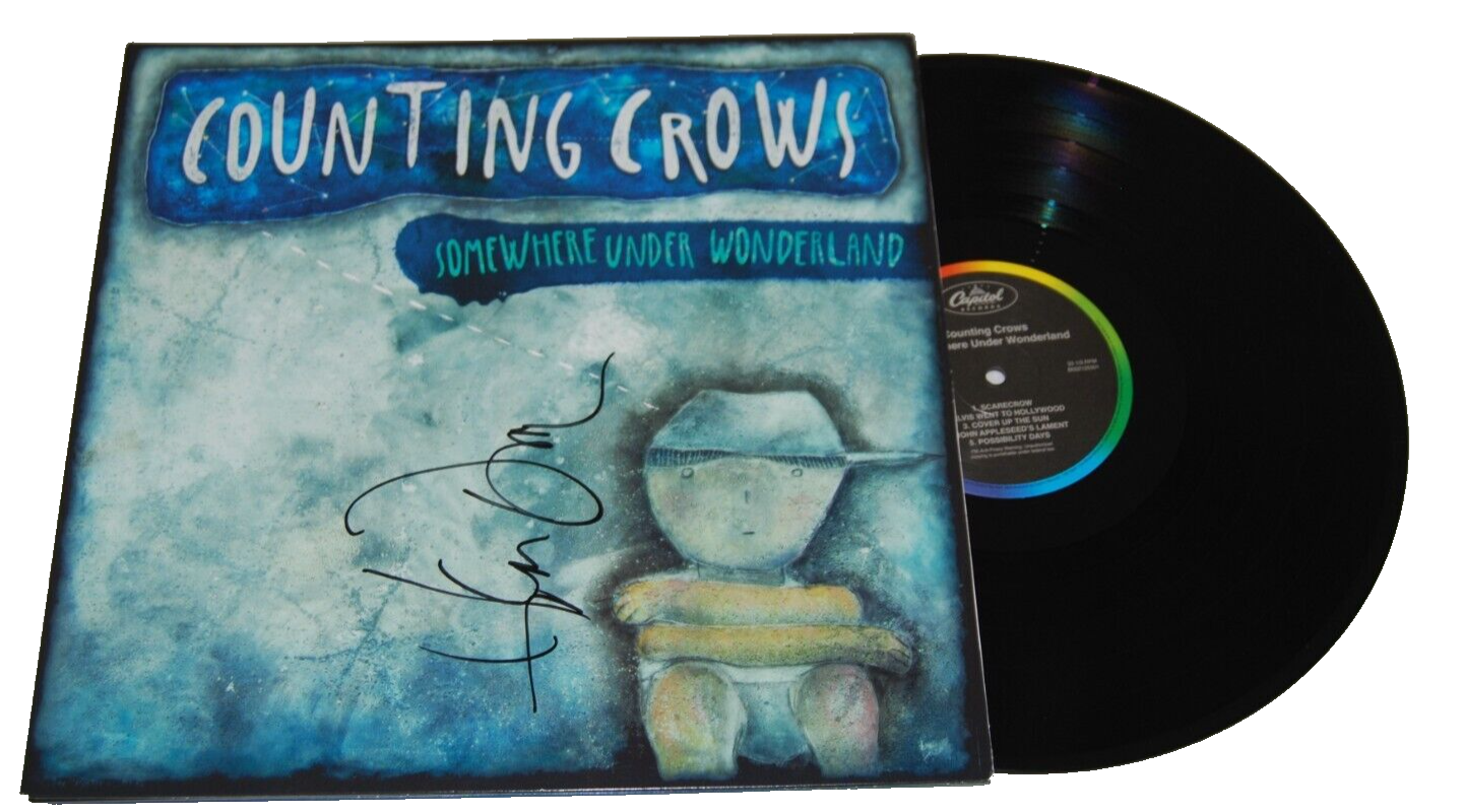 ADAM DURITZ signed (COUNTING CROWS) Somewhere Under Wonderland Album BAS BN71190