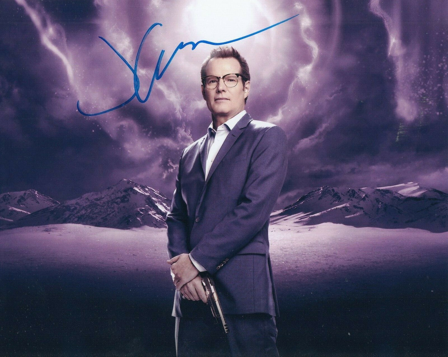 JACK COLEMAN signed (HEROES) TV SHOW 8X10 photo autograph *Noah Bennet* W/COA #1
