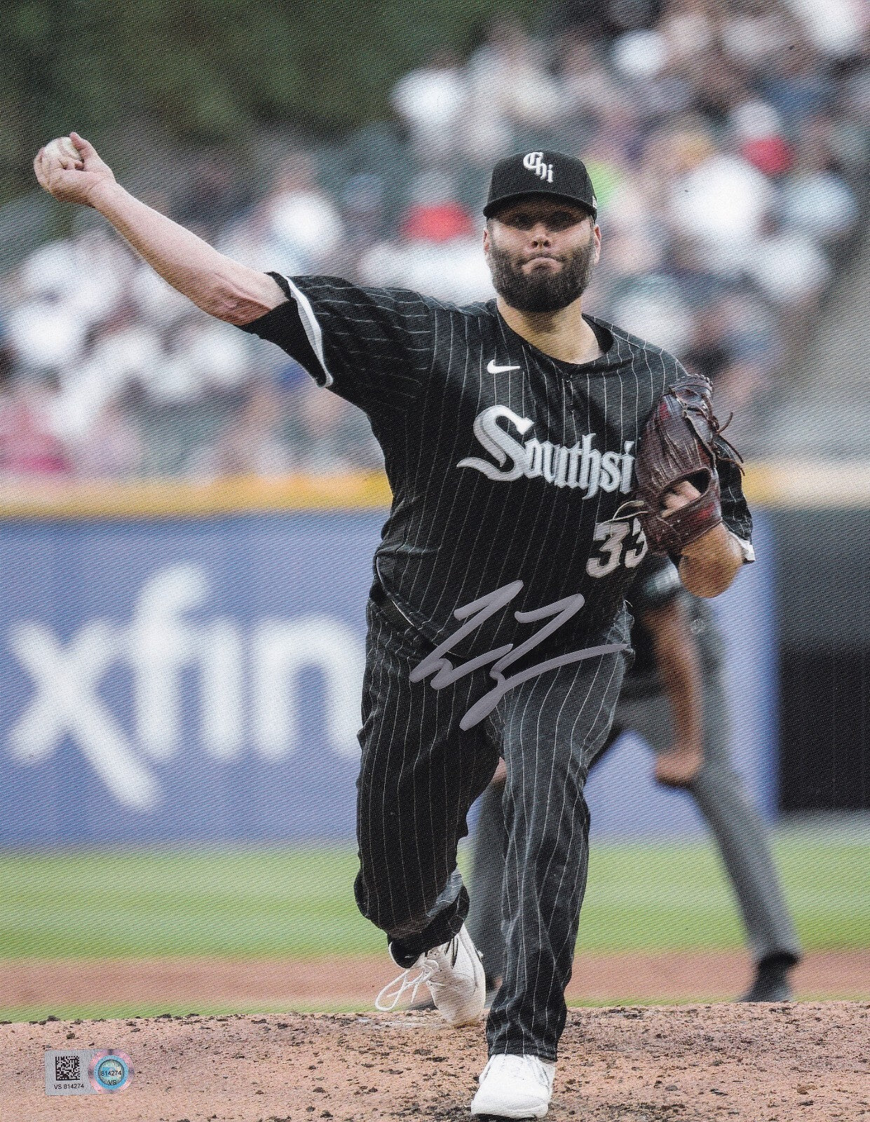 LANCE LYNN signed (CHICAGO WHITE SOX) baseball 8X10 photo MLB Authenticated