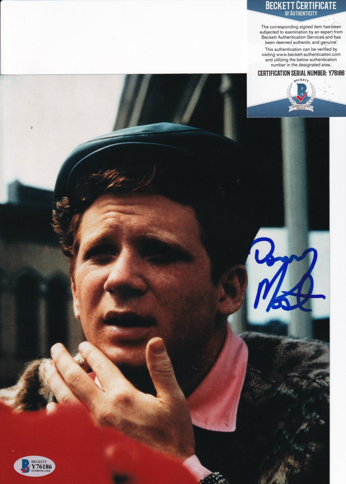 DON MOST signed (HAPPY DAYS) Ralph Malph 8X10 photo BECKETT BAS Y76186