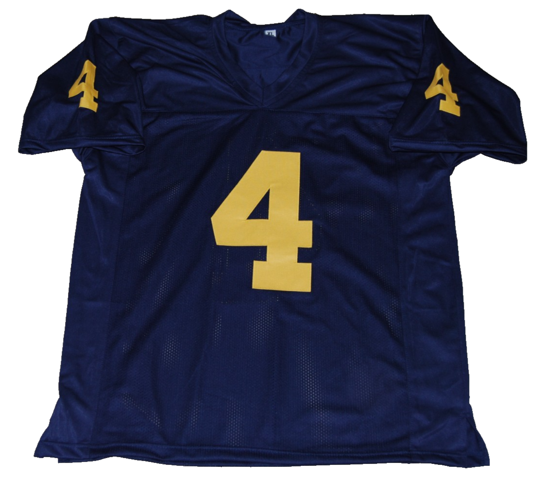 JIM HARBAUGH signed (MICHIGAN WOLVERINES) football jersey BECKETT BAS BW61053