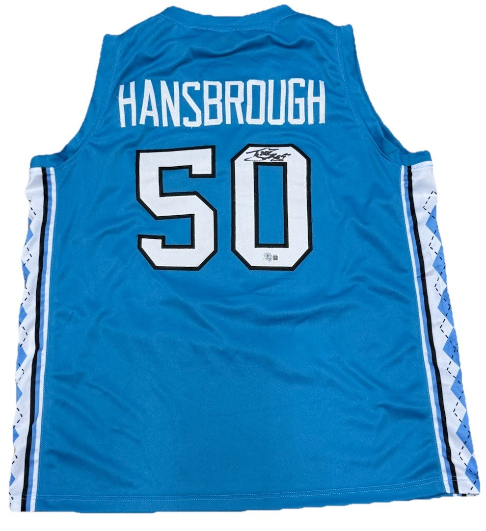 TYLER HANSBROUGH signed (NORTH CAROLINA TAR HEELS) jersey BECKETT BAS BV10287