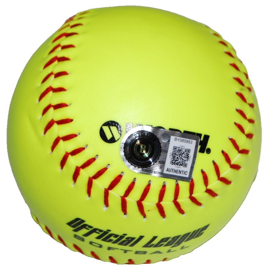 REESE ATWOOD signed (TEXAS LONGHORNS) AUSL Blaze softball BECKETT BAS BY085953