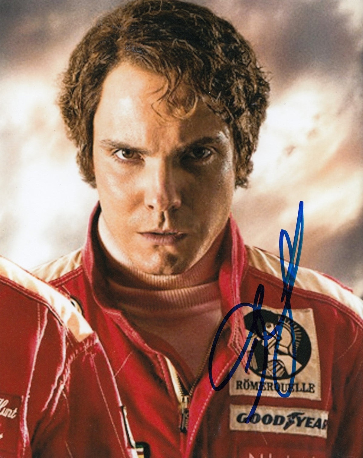 DANIEL BRUHL signed *RUSH* Niki Lauda RACING 8X10 photo W/COA autographed #3