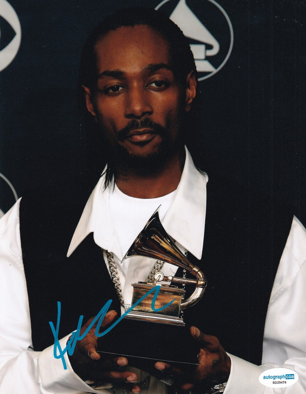 KRAYZIE BONE signed (BONE THUGS N HARMONY) Music 8X10 photo ACOA SD29476