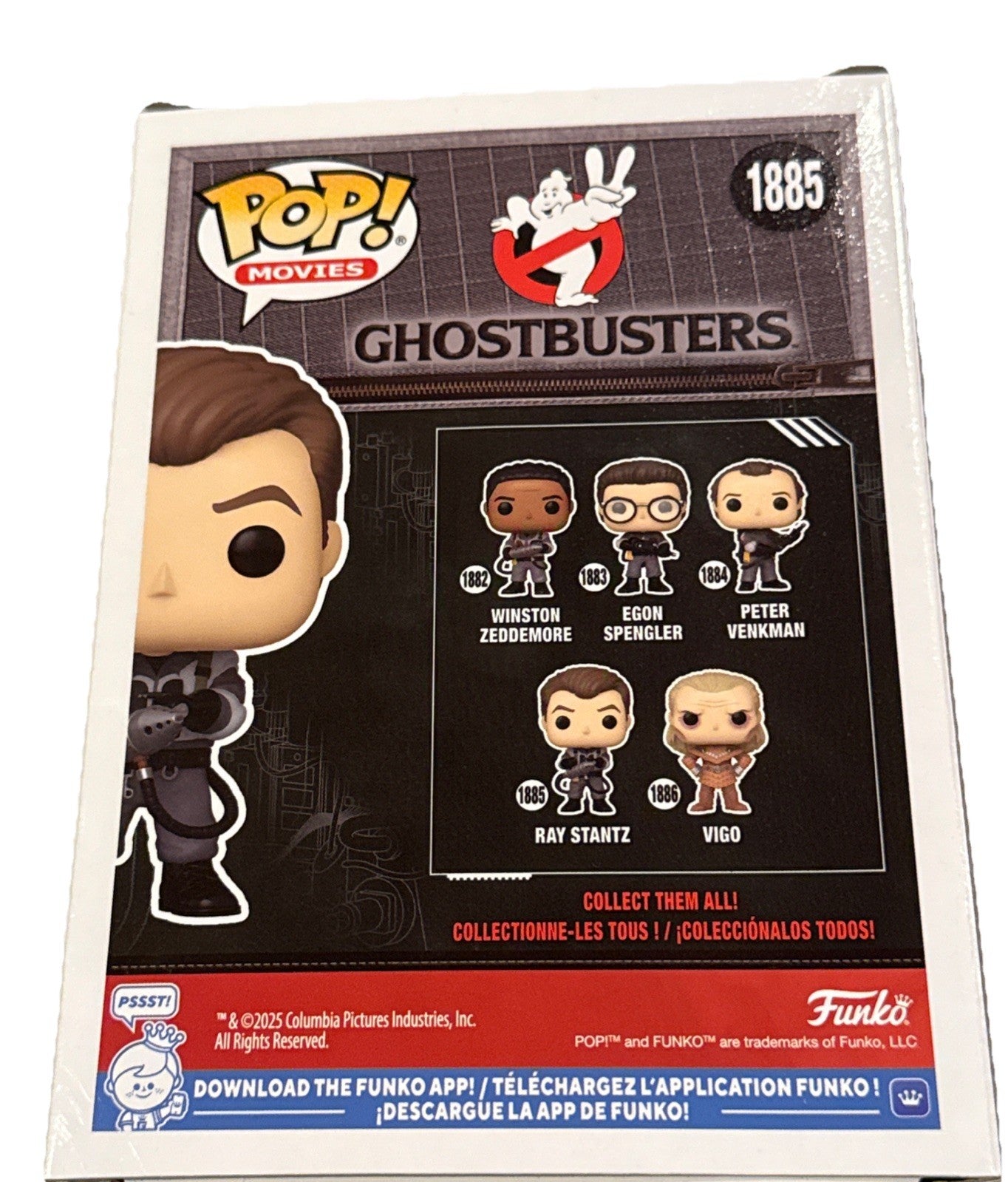 DAN AYKROYD signed (GHOSTBUSTERS) Ray Stantz Funko Pop #1885 BECKETT 3W041845