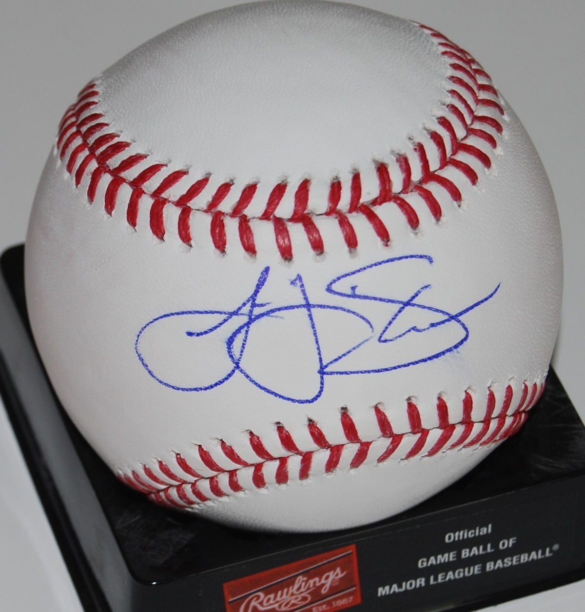 LOGAN SHORE signed (OAKLAND ATHLETICS A'S) Official Major League baseball W/COA