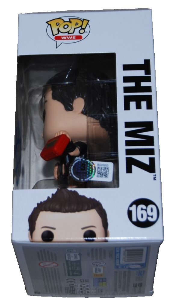 MICHAEL MIZANIN signed THE MIZ Money in the Bank Funko pop #169 BECKETT BQ83855