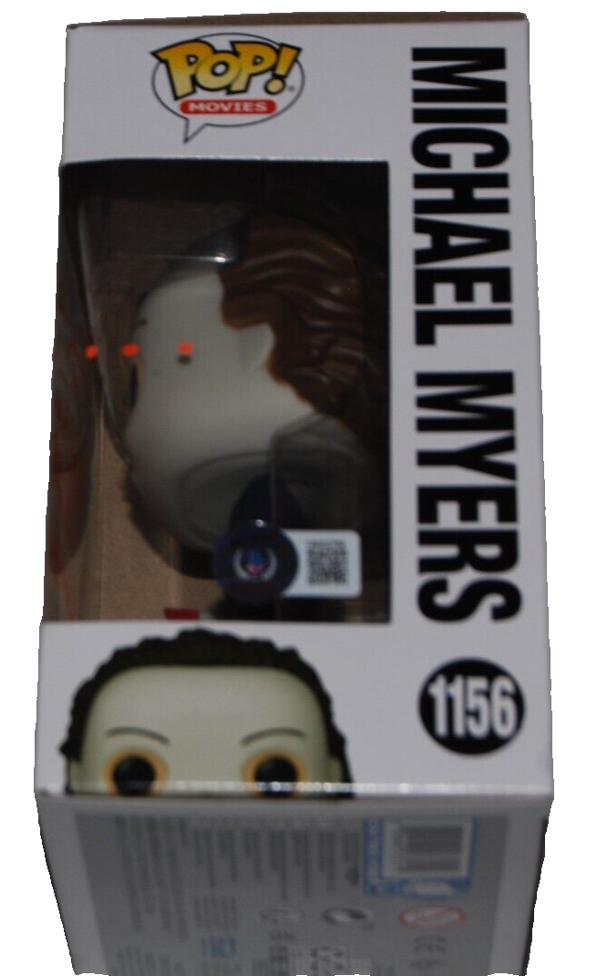 NICK CASTLE & TOMMY LEE WALLACE signed (HALLOWEEN) Funko pop #1156 BAS 1W002764