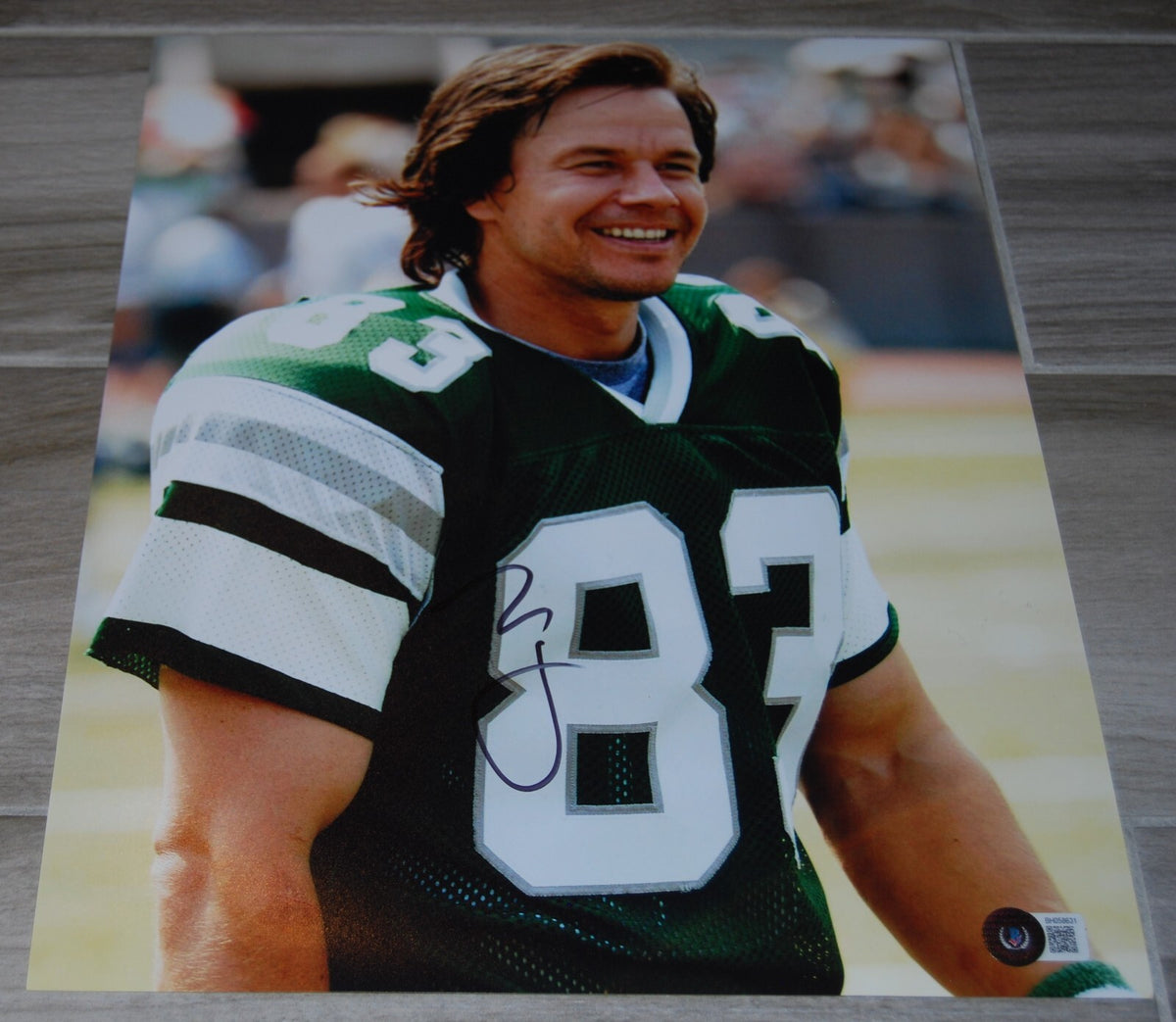 MARK WAHLBERG signed (INVINCIBLE) Movie 11X14 photo BECKETT BAS BH058631