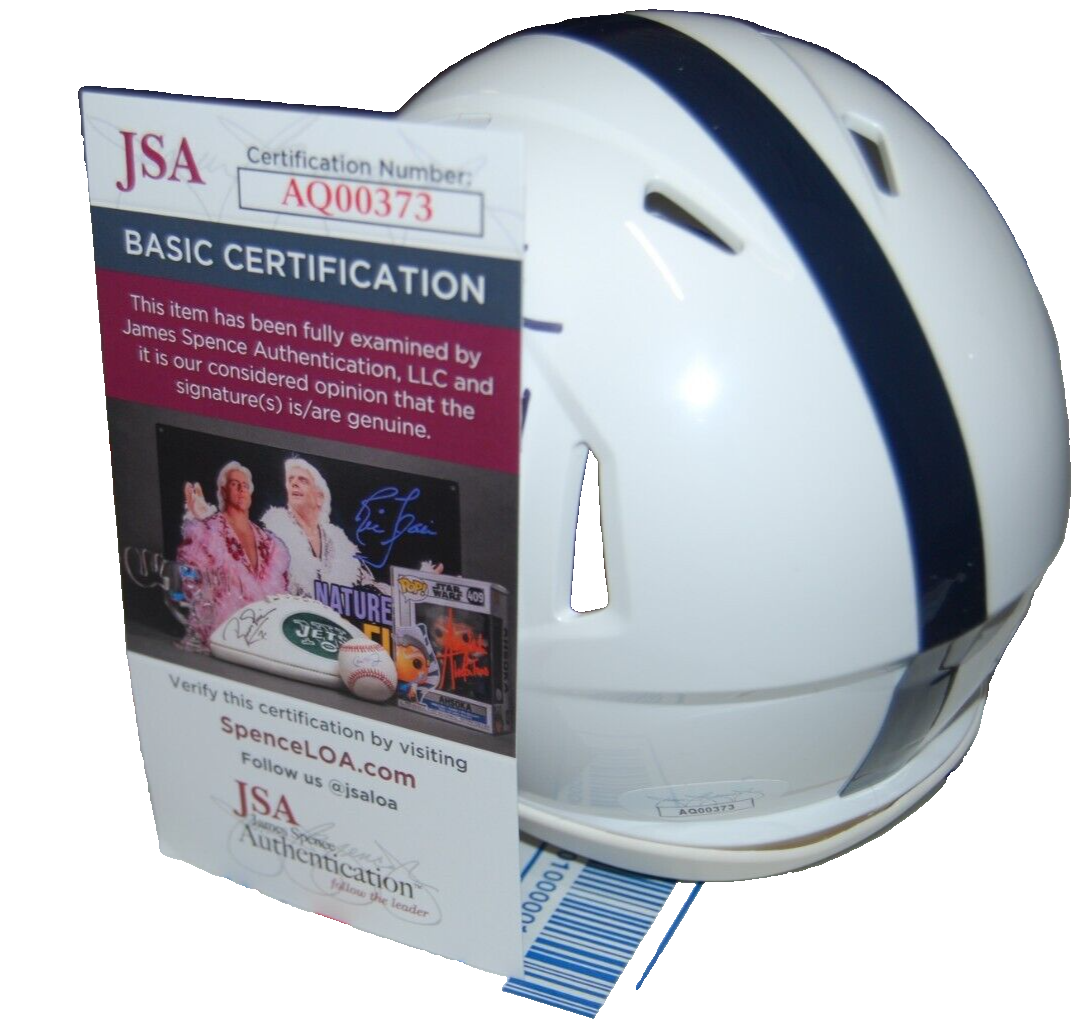 LAVAR ARRINGTON signed PENN STATE NITTANY LIONS mini football helmet JSA AQ00373