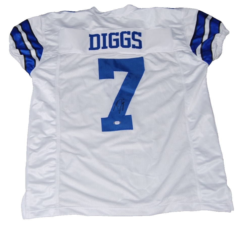 TREVON DIGGS signed (DALLAS COWBOYS) Custom football jersey PSA/DNA 3T29838