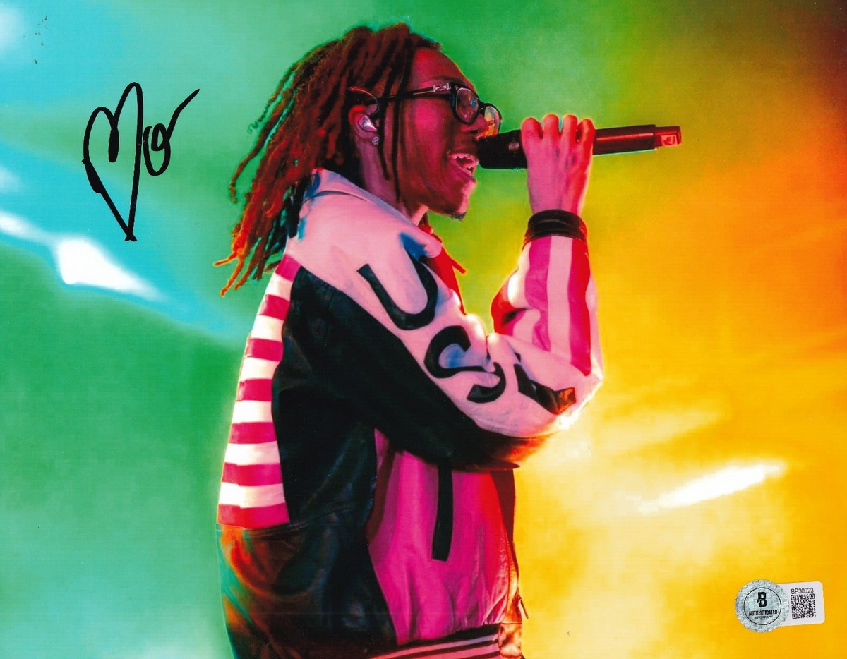 LIL TECCA signed (RANSOM) Amigo LOVE Music rapper 8X10 photo BECKETT BP30923