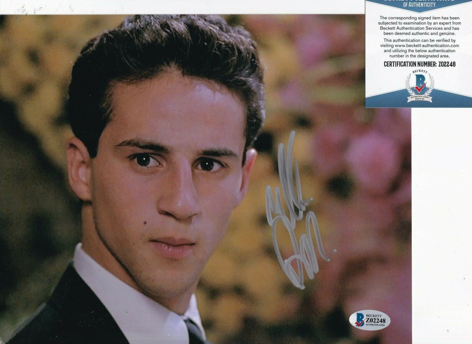 LILLO BRANCATO signed (A BRONX TALE) Calogero 8X10 photo BECKETT BAS Z02248