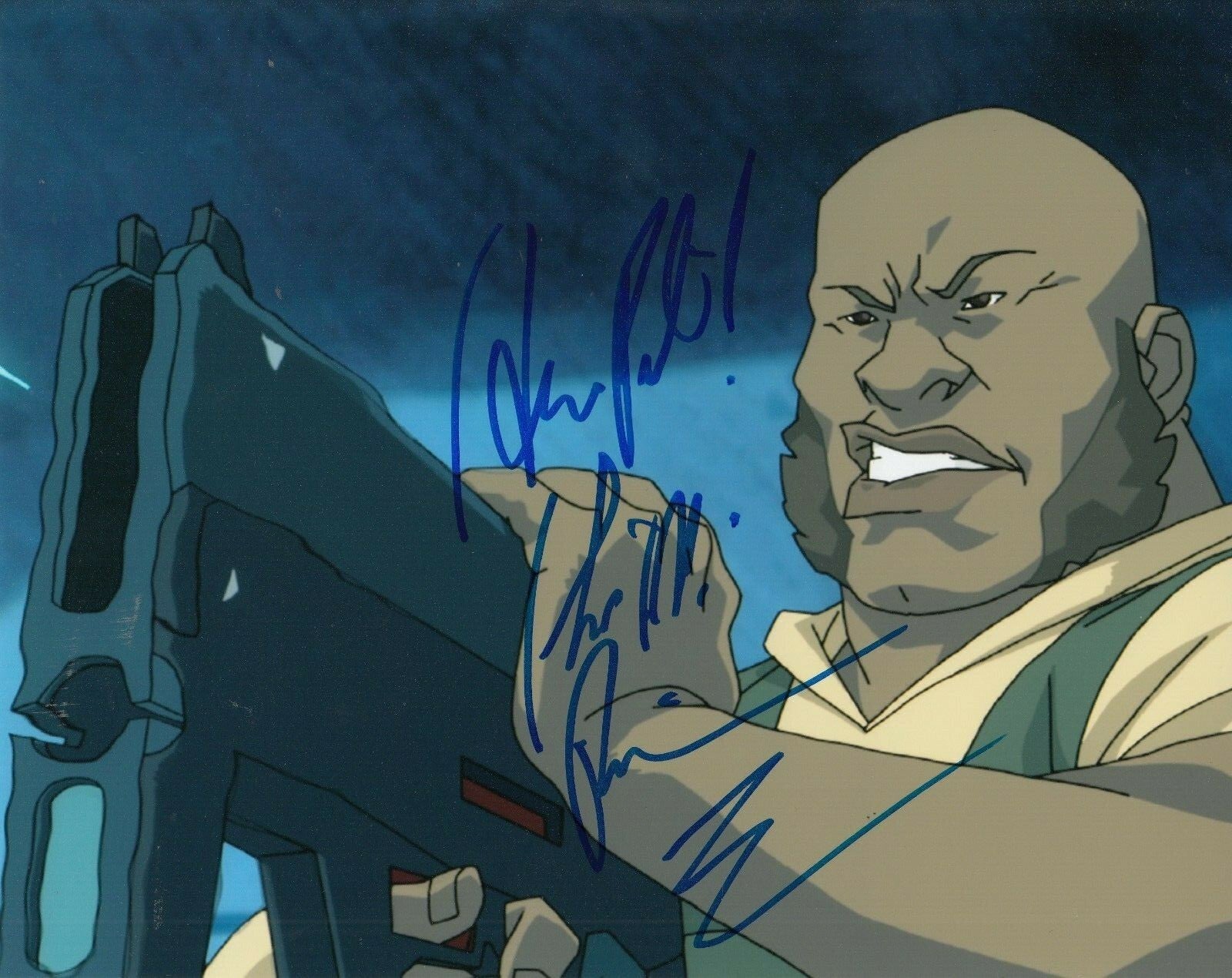 KEVIN MICHAEL RICHARDSON signed (YOUNG JUSTICE) 8X10 photo J'onn J'onzz W/COA