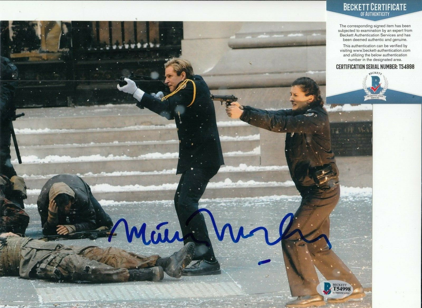 MATTHEW MODINE signed (THE DARK KNIGHT RISES) 8X10 photo BECKETT BAS T54998